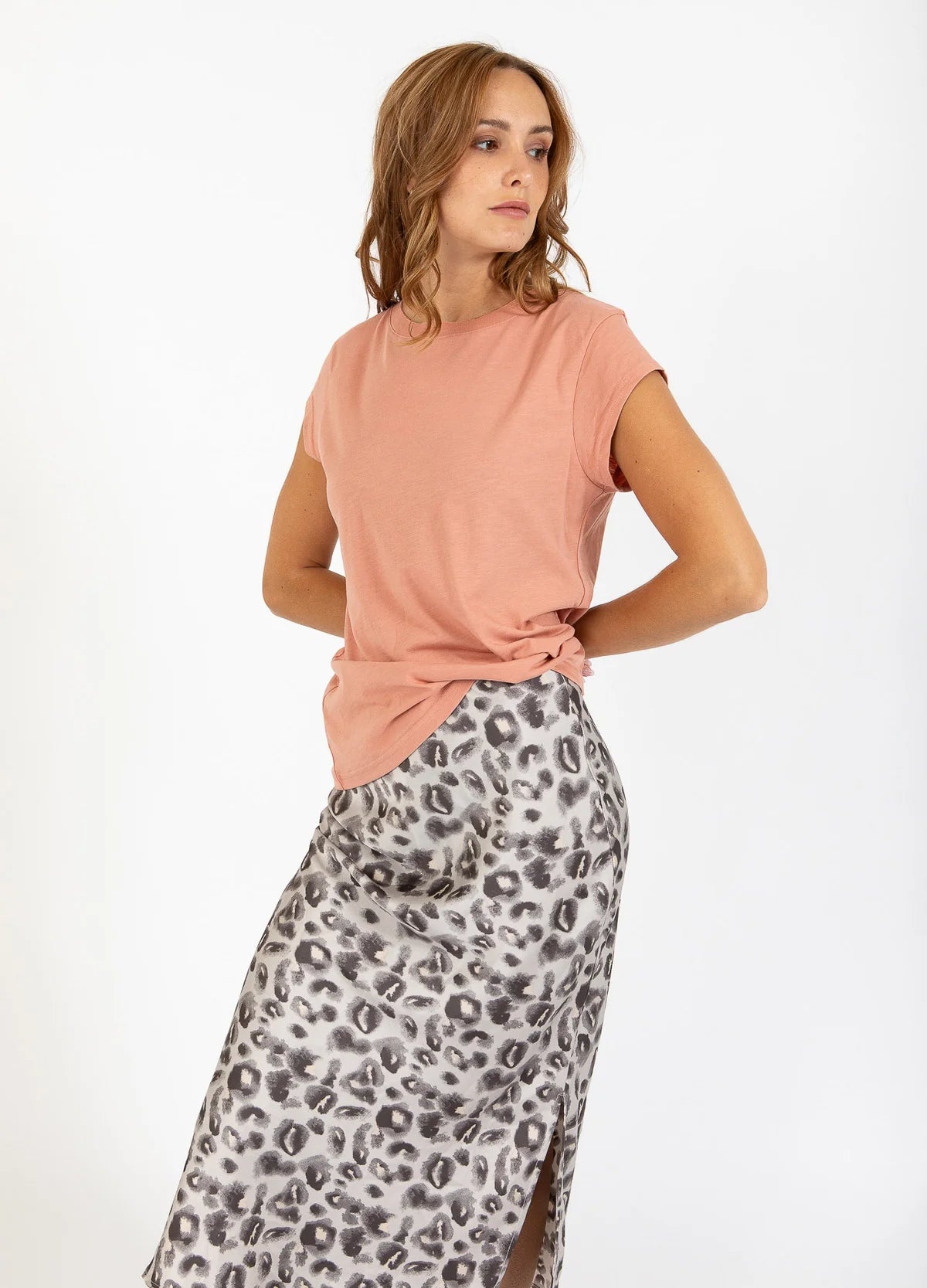 Coster Copenhagen | Tee Shirt col rond - Corail