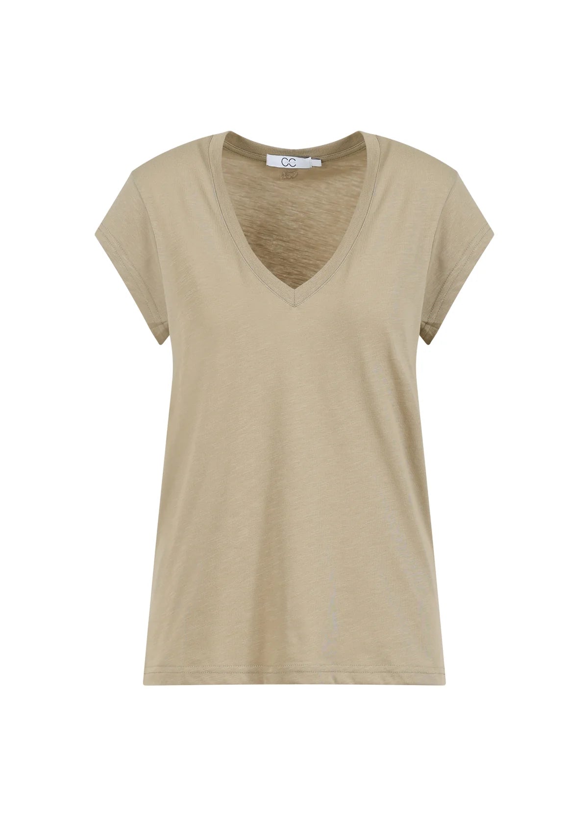 Coster Copenhagen | Tee Shirt "V-Hals" - Olive