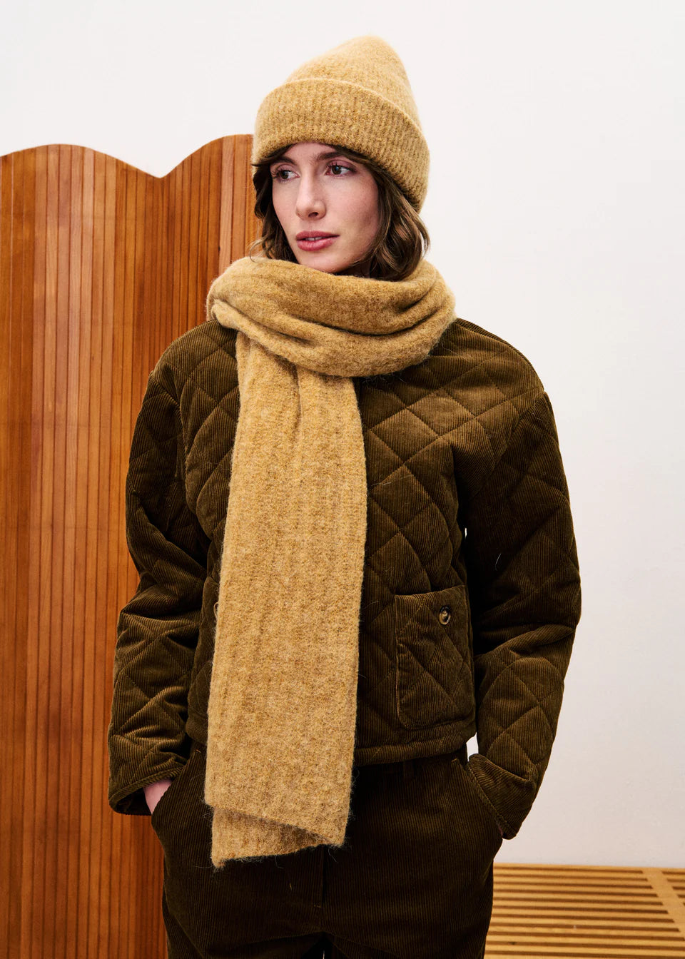 FRNCH | Gants "Bouvier" - Camel