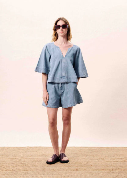 FRNCH | Short ''Khoi'' -  Bleu Claire