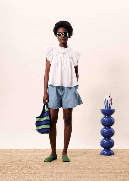 FRNCH | Short ''Khoi'' -  Bleu Claire