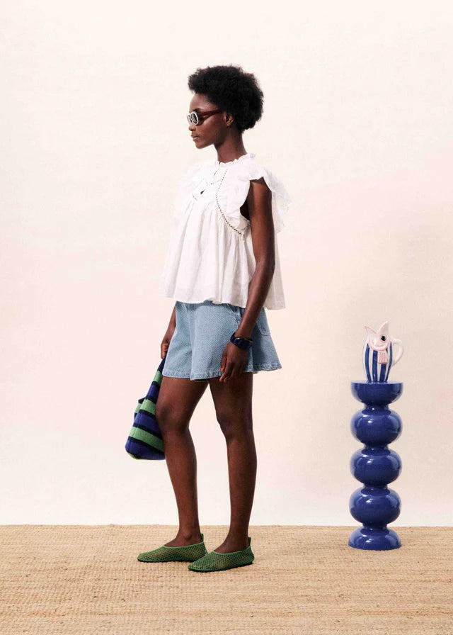 FRNCH | Short ''Khoi'' -  Bleu Claire