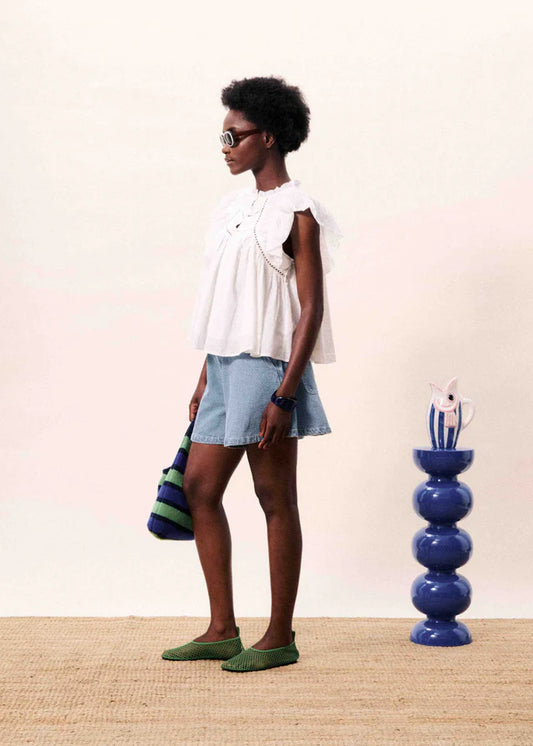 FRNCH | Short ''Khoi'' -  Bleu Claire