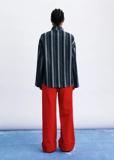 FRNCH | Blouse à boutons "Nydri" - Bleu nuit