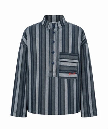 FRNCH | Blouse à boutons "Nydri" - Bleu nuit
