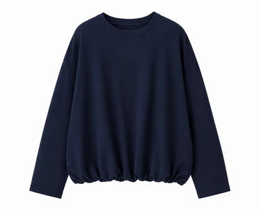 FRNCH | T-shirt à manches longues "Haneul" - Bleu marin