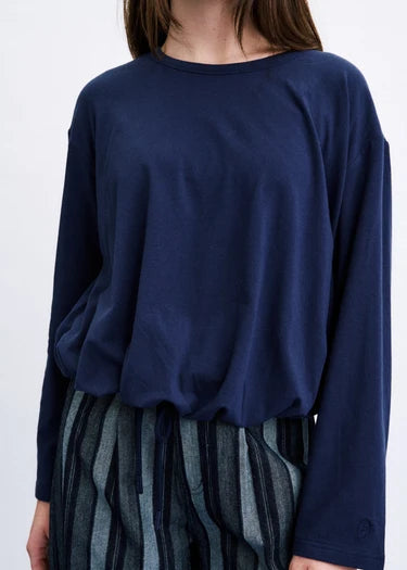 FRNCH | T-shirt à manches longues "Haneul" - Bleu marin