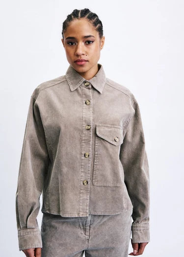 FRNCH | Chemise à boutons "Gazi" - Gris