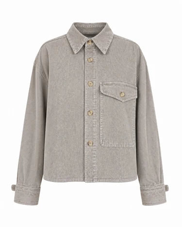 FRNCH | Chemise à boutons "Gazi" - Gris