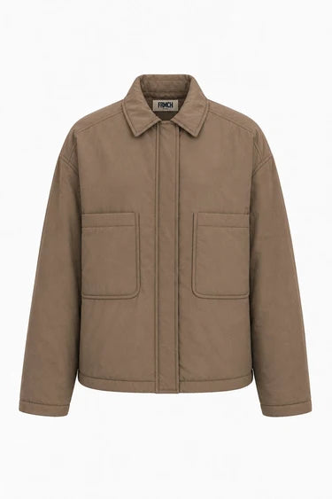 FRNCH | Manteau "Dorney" - Vert khaki