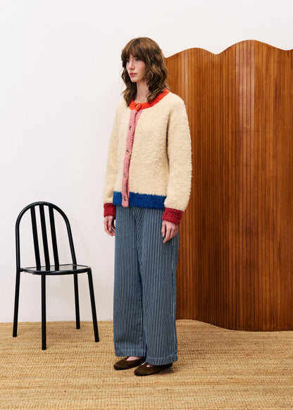 FRNCH | Cardigan "CYCLAMEN" - Creme