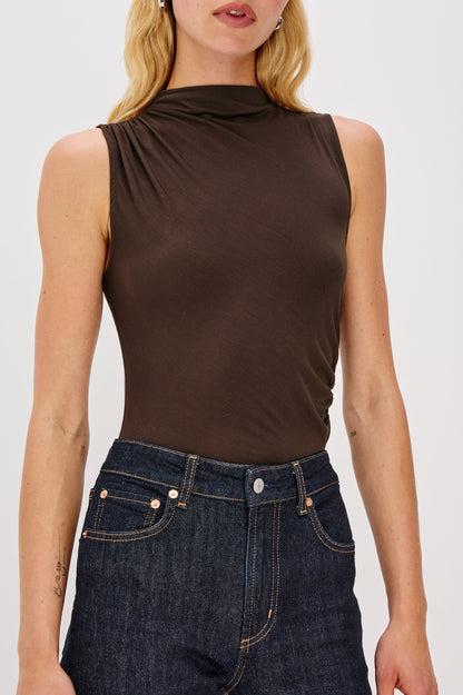 Rails | Top "Christen" - Espresso