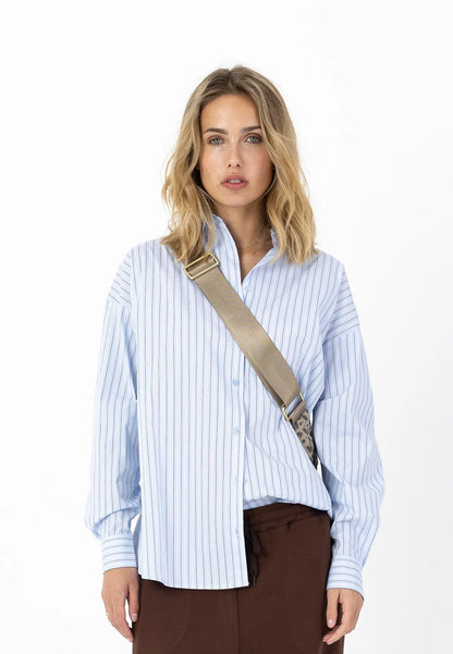 Coster | Chemise à rayures bleues