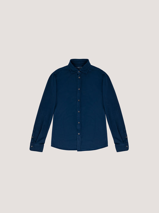 Circolo |  Chemise en coton - Bleu Marine