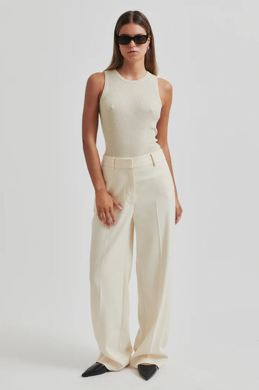 Second Female | Pantalon "Costana"- Crème