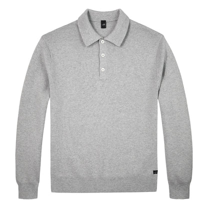 WAHTS | Polo à manche longue  "Crawford" - Gris