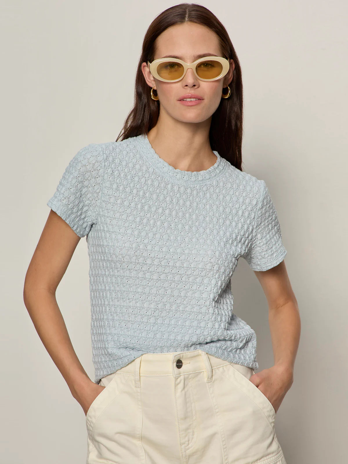 SANCTUARY | T-shirt 'Pucker up' | Bleu