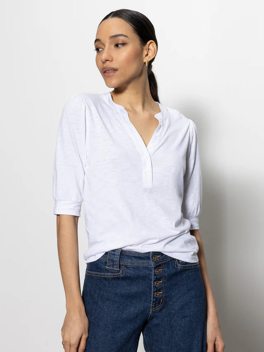 Sanctuary | Tee-shirt à bouton - Blanc