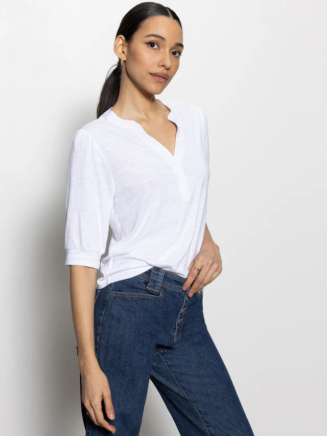 Sanctuary | Tee-shirt à bouton - Blanc