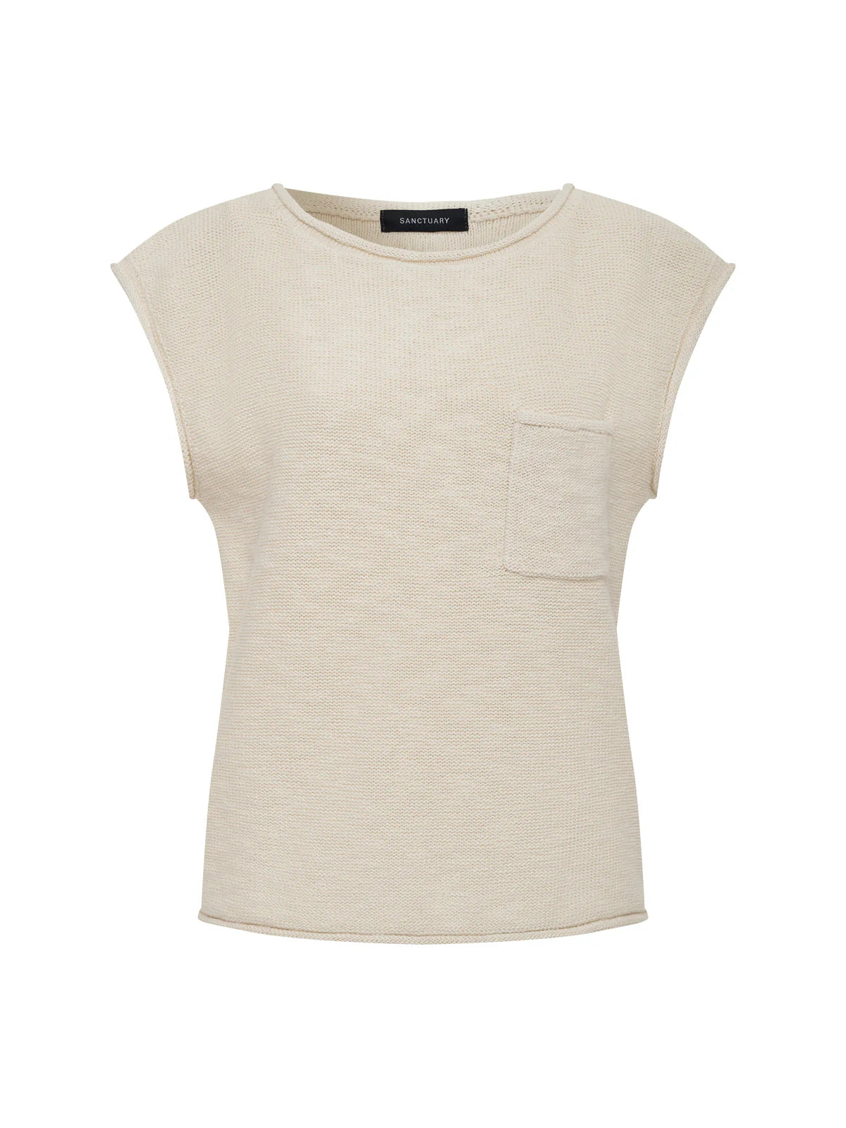 SANCTUARY | T-shirt chandail 'Easy' | Ivoire