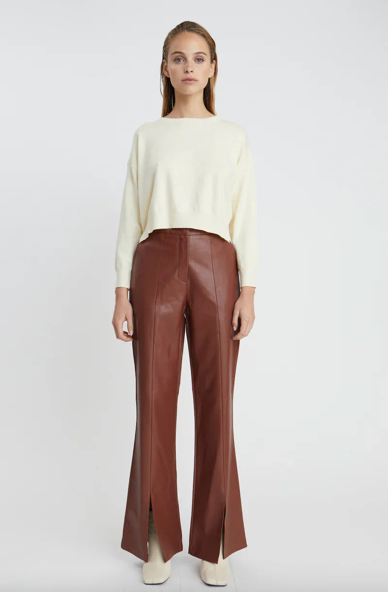 Deluc | Chandail "Polly" col rond - Ecru