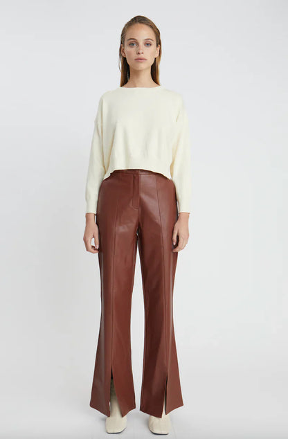 Deluc | Chandail "Polly" col rond - Ecru