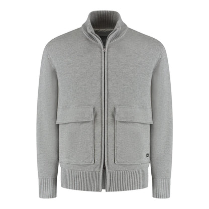 WAHTS | Veste en tricot "Stephens" - Gris