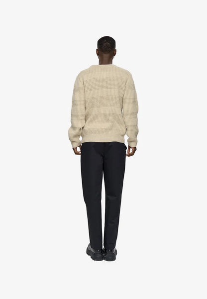MINIMUM | Pull en tricot “Carlos” - Mastic
