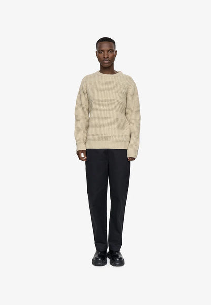 MINIMUM | Pull en tricot “Carlos” - Mastic