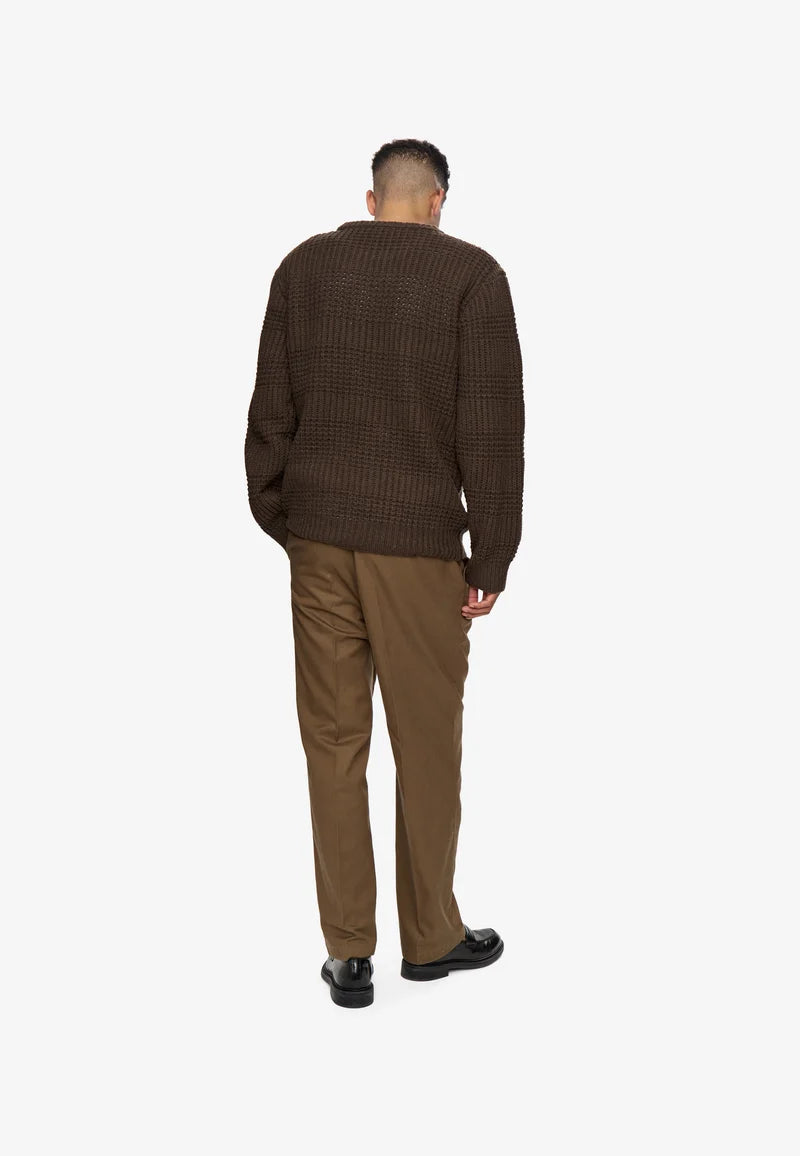 MINIMUM | Pull en tricot “Carlos” - Café turc