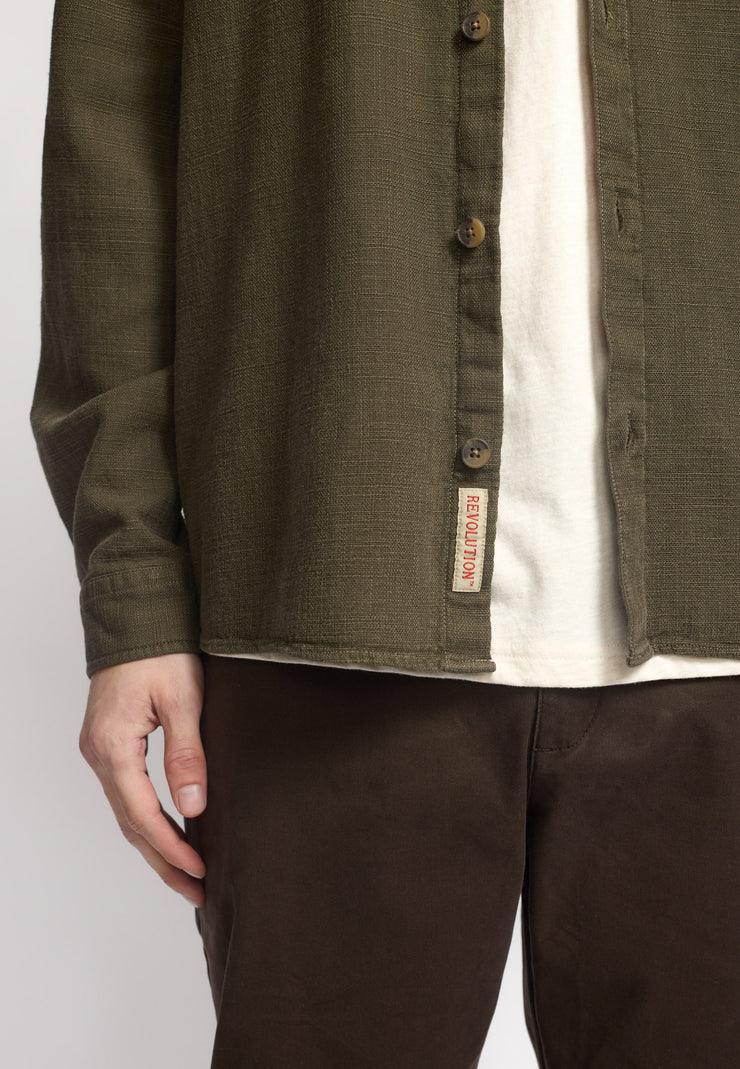 Revolution | Chemise décontractée - Vert militaire