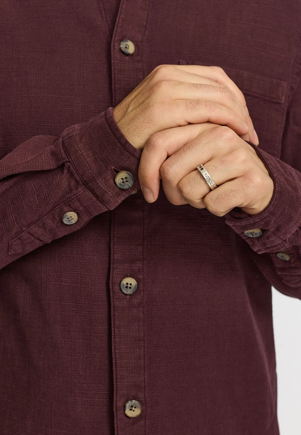 Revolution | Chemise ample / 3997 - Burgundy