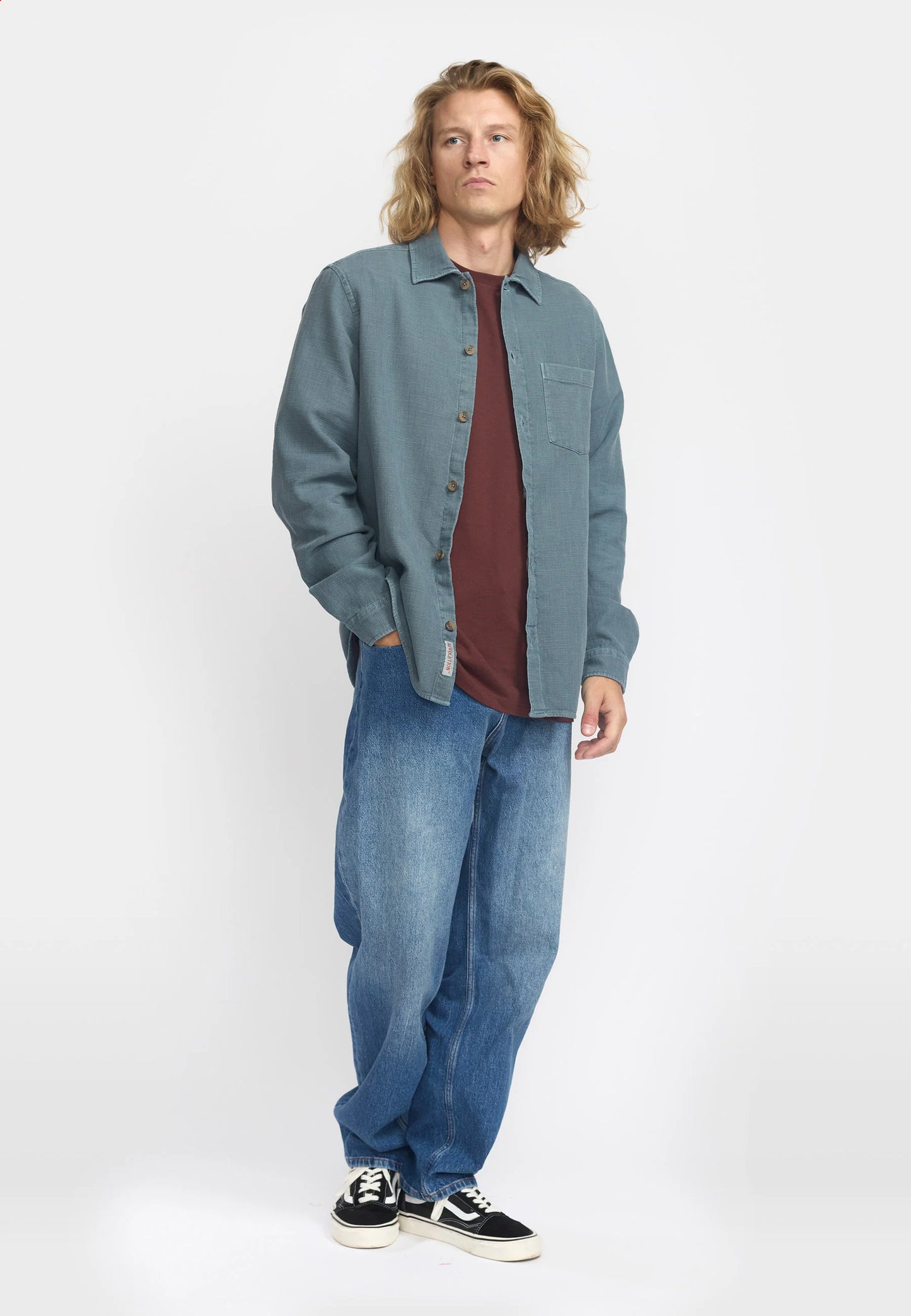 Revolution |Chemise décontractée / 3997 -Bleu cendré