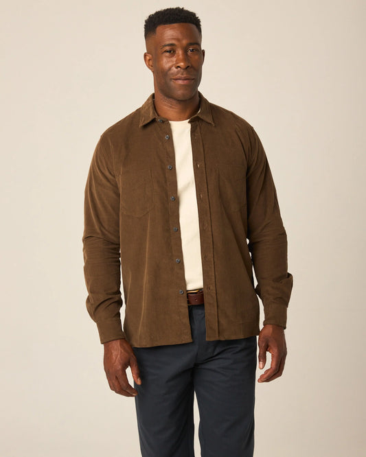 Peregrine | Chemise 'Chalet Corduroy' - Chêne