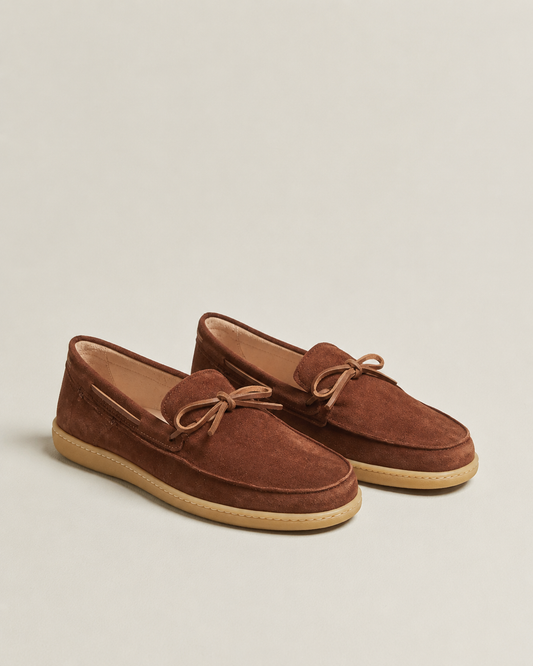 Astorflex | Mocassins ''Rivaflex'' en daim - brûlé