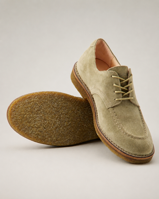 Astorflex | Chaussure derby en daim ''Carlflex'' - Écru