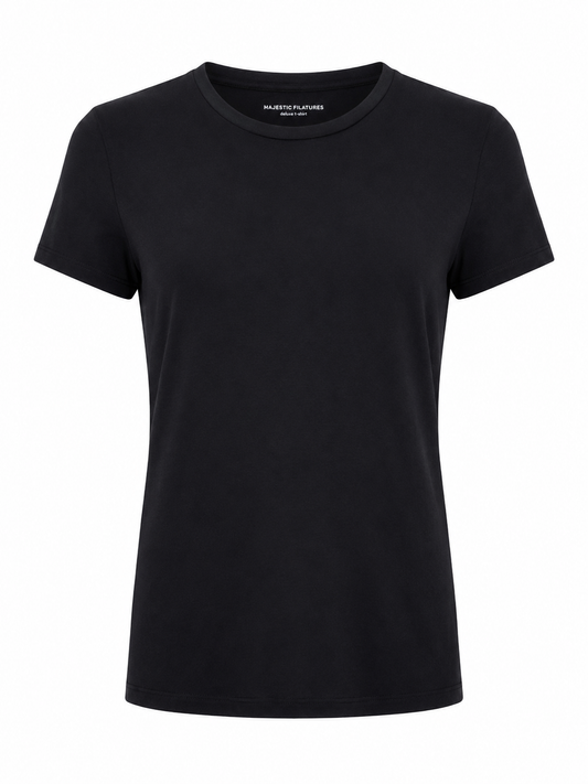 MAJECTIC FILATURES| T-shirt 'Soft Touch'| Noir