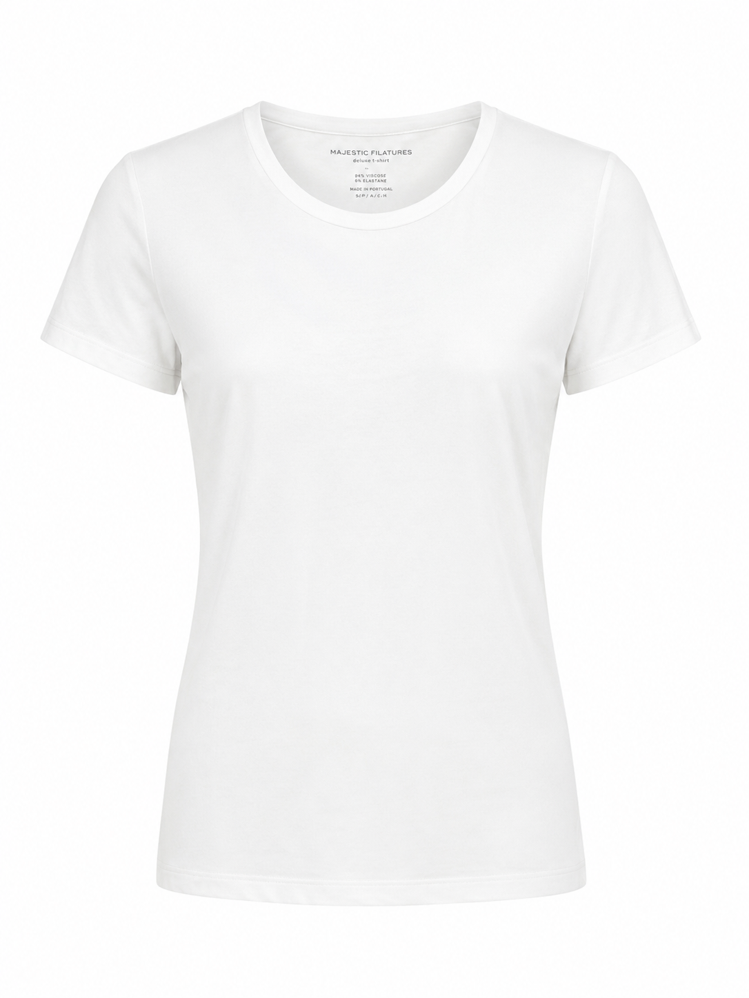 MAJECTIC FILATURES| T-shirt 'Soft Touch'| Blanc