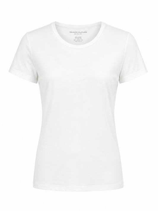 MAJECTIC FILATURES| T-shirt 'Soft Touch'| Blanc
