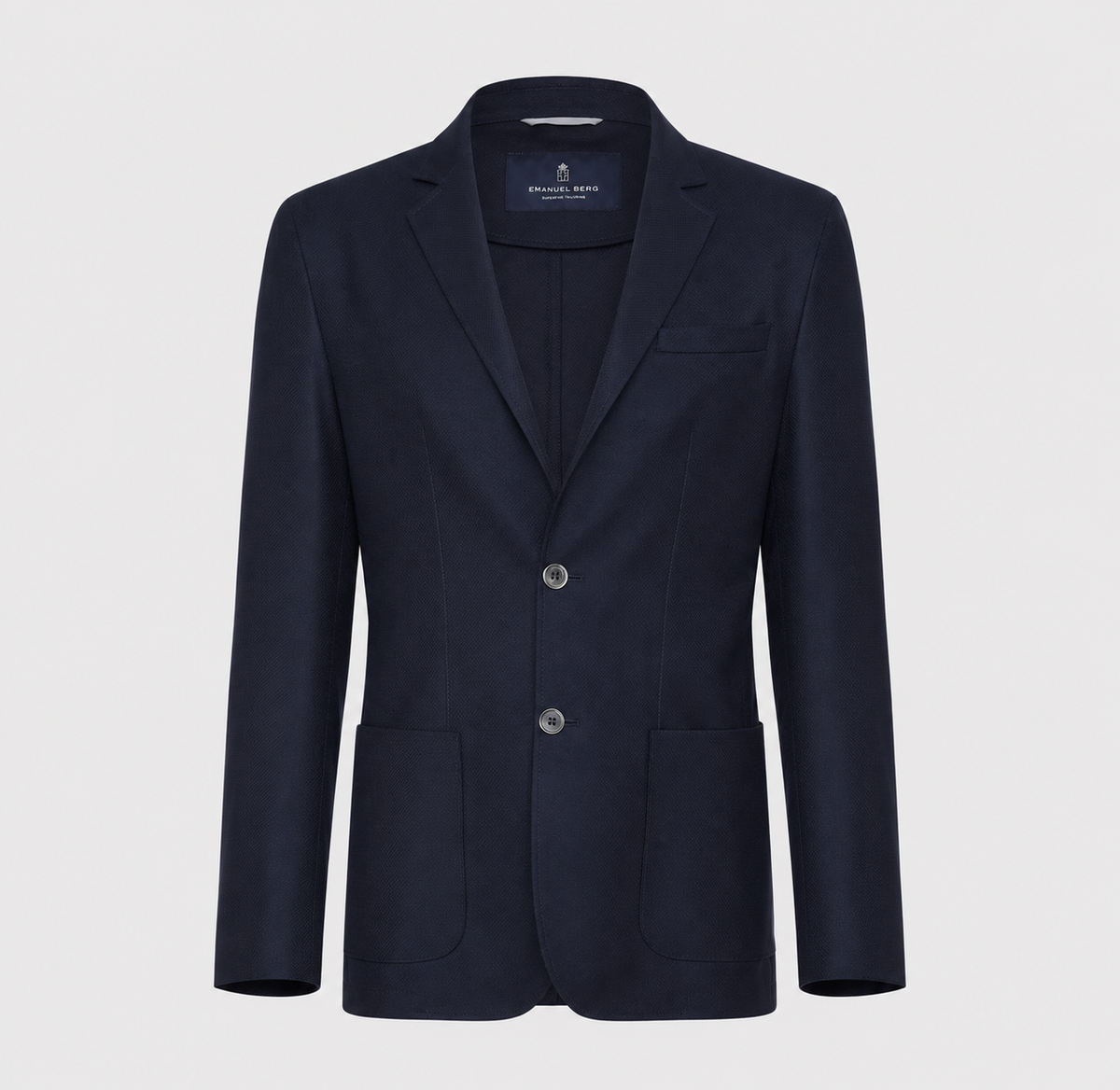 EMANUEL BERG | Blazer déconstruit en laine Loro Piana - Bleu marine