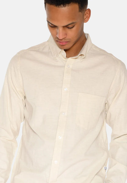 MINIMUM | Chemise à manches longues “Colt” - Lait de coco