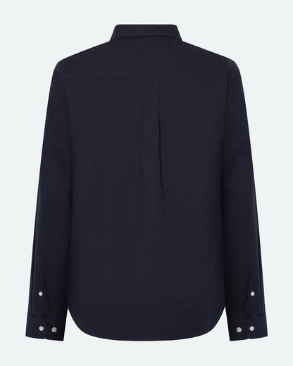 MINIMUM | Chemise à manches longues “Colt” - Bleu marin foncé