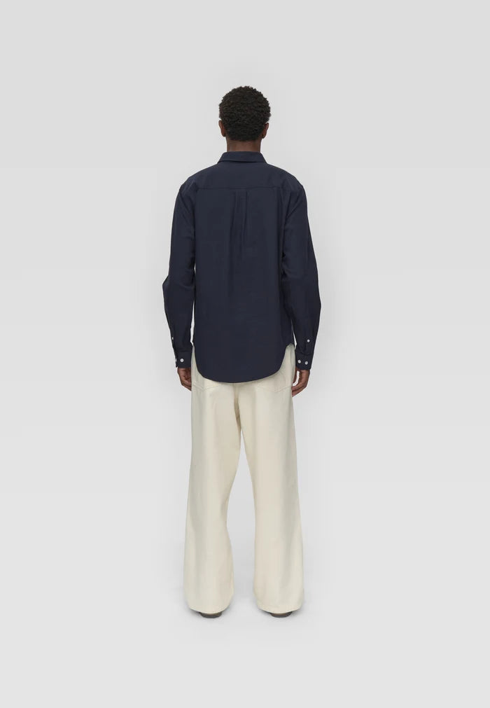 MINIMUM | Chemise à manches longues “Colt” - Bleu marin foncé