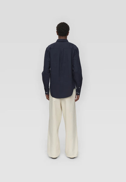 MINIMUM | Chemise à manches longues “Colt” - Bleu marin foncé