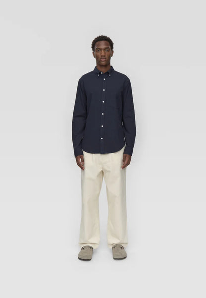 MINIMUM | Chemise à manches longues “Colt” - Bleu marin foncé
