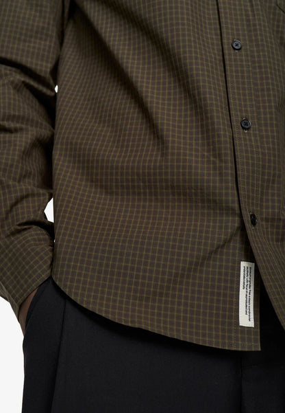 MINIMUM | Chemise à manches longues “Colt” - Café turc