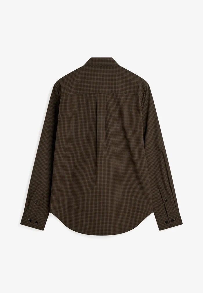 MINIMUM | Chemise à manches longues “Colt” - Café turc
