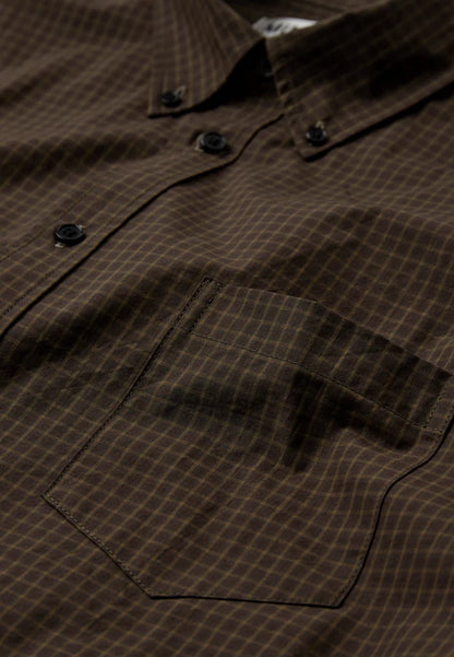 MINIMUM | Chemise à manches longues “Colt” - Café turc