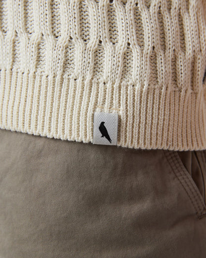 Peregrine |  Le polo en maille texturée ''Cove'' - Blanc
