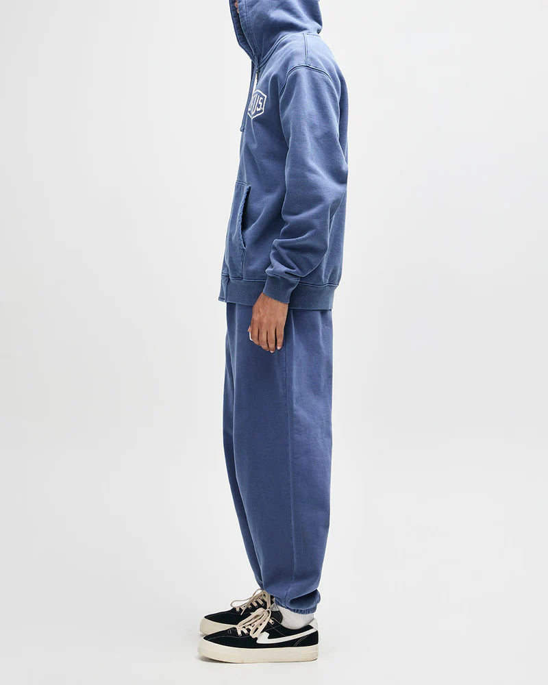 Deus Ex Machina | Le sweat à capuche zippé ''Shield Garment'' - Bleu